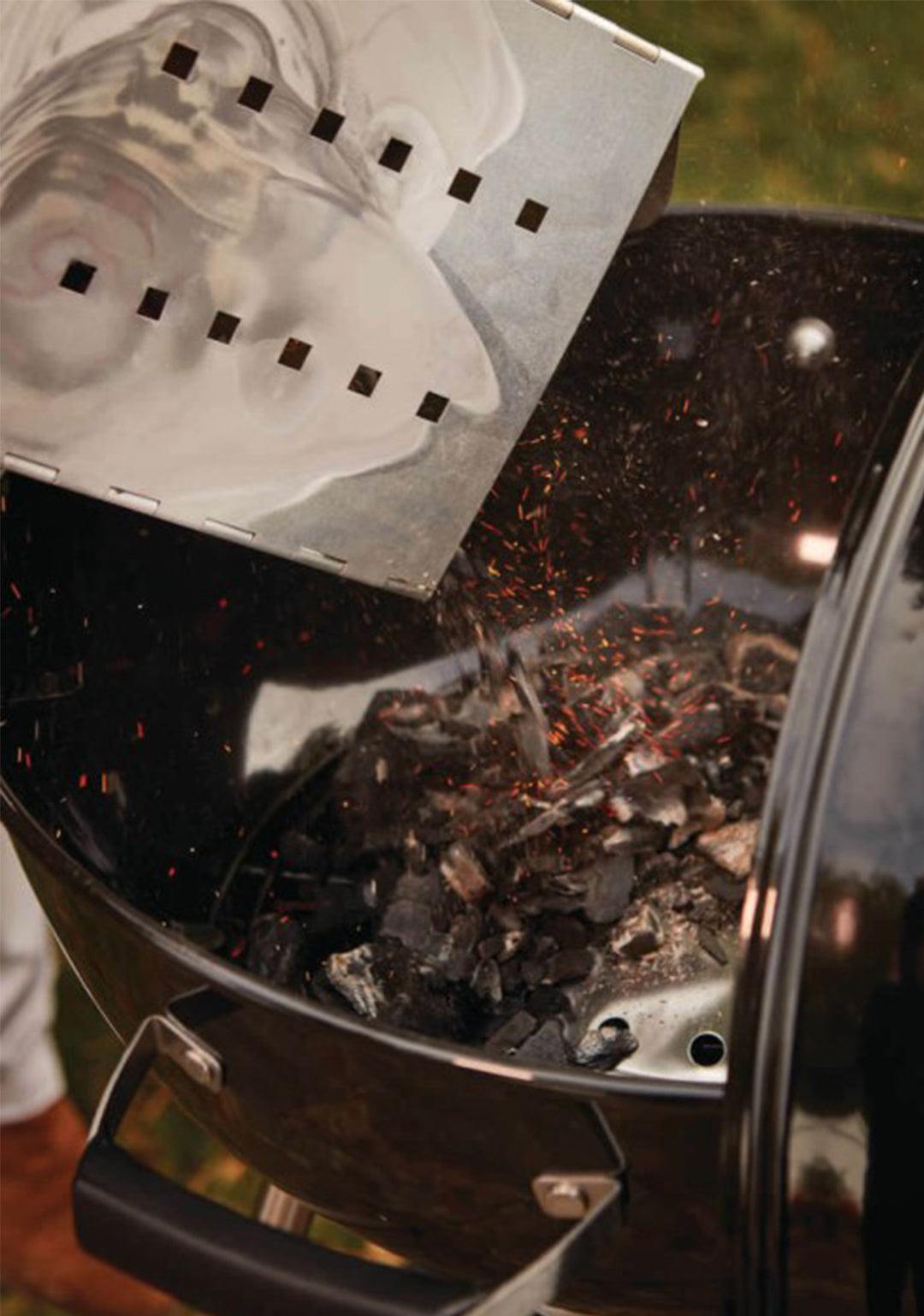 22" Charcoal Kettle Grill, Black