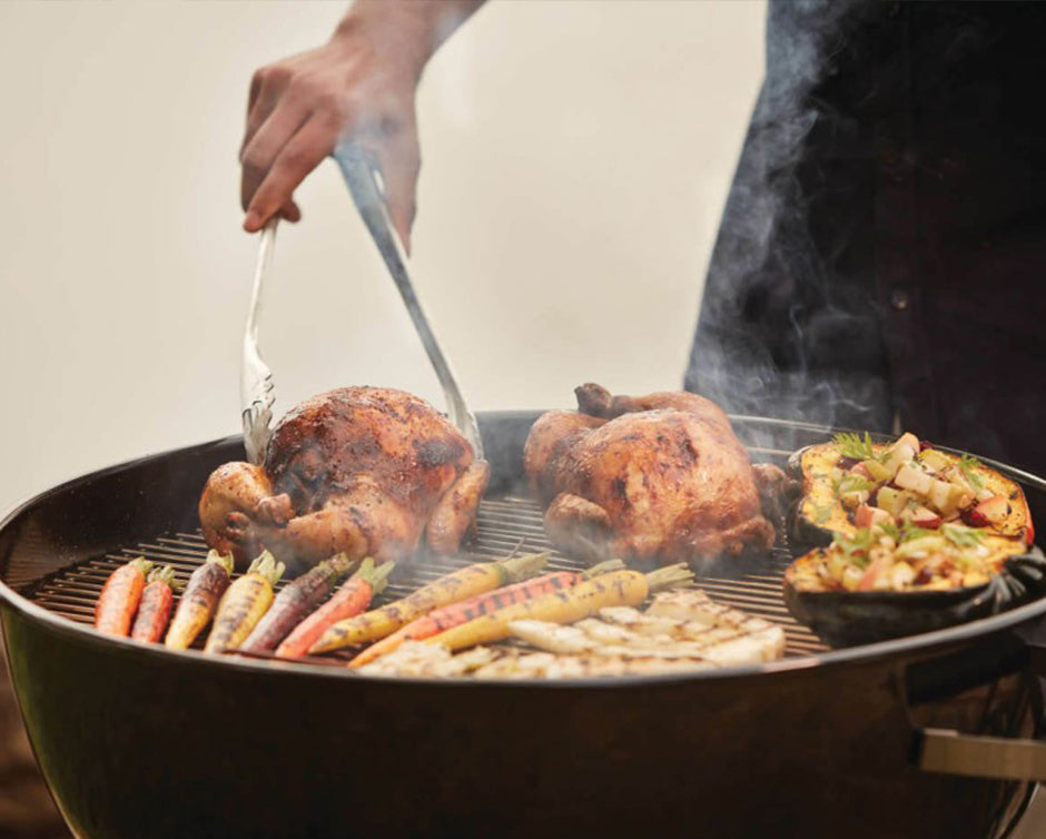 22" Charcoal Kettle Grill, Black