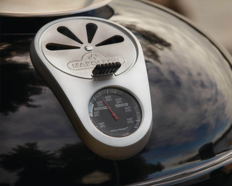 22" Charcoal Kettle Grill, Black