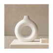 White Ceramic Vase – H16 cm HD22Q376W | H22 cm HD22Q571W