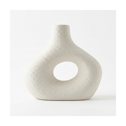 White Ceramic Vase – H15 cm HD2305024