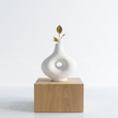 White Ceramic Vase – H18 cm HD22Q317W
