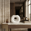 White Ceramic Vase – H15 cm HD2305314W | H19 cm HD2305315W