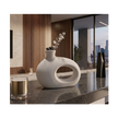 White Ceramic Vase – H15 cm HD22Q326W