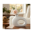 White Ceramic Vase – H15 cm HD22Q326W
