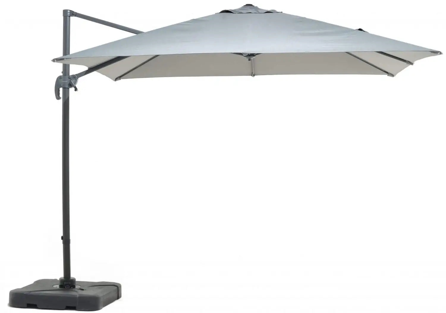 Deluxe Square Cantilever Aluminum Parasol Set