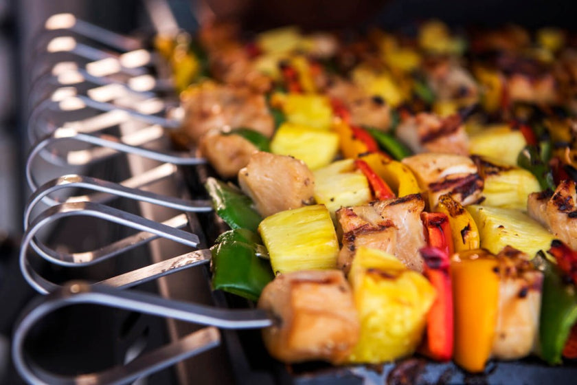 Eight Stainless Steel Multifunctional Skewers