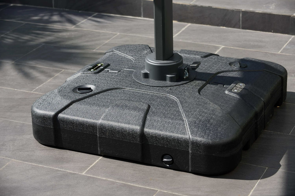 Deluxe Square Cantilever Aluminum Parasol Set