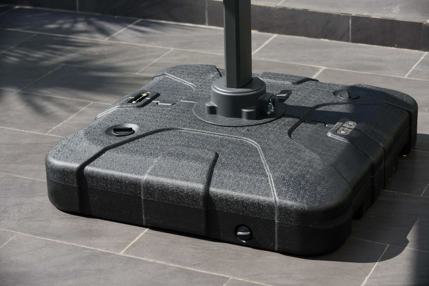 Deluxe Square Cantilever Aluminum Parasol Set