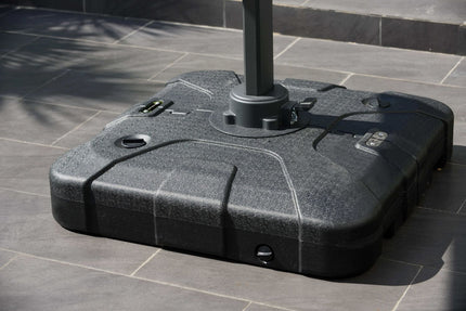 Deluxe Square Cantilever Aluminum Parasol Set