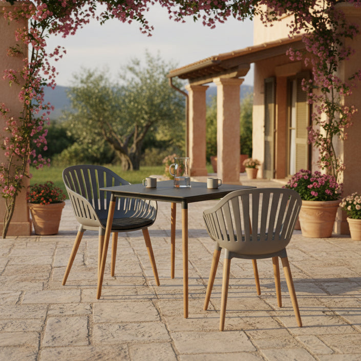 Ipanema Square Table with Easy Chair