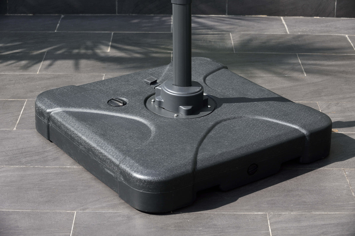 Square Cantilever Aluminum Parasol Set