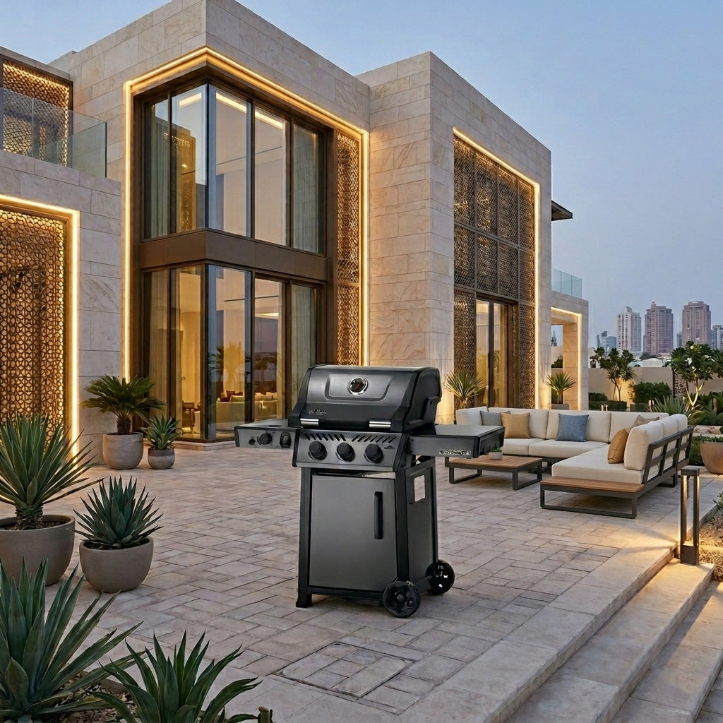 FREESTYLE 365 GAS GRILL with Infrared Side Burner & Front Door