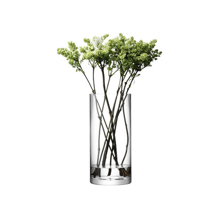 Column Vase/Candleholder – H36 × Ø17 cm Clear Glass