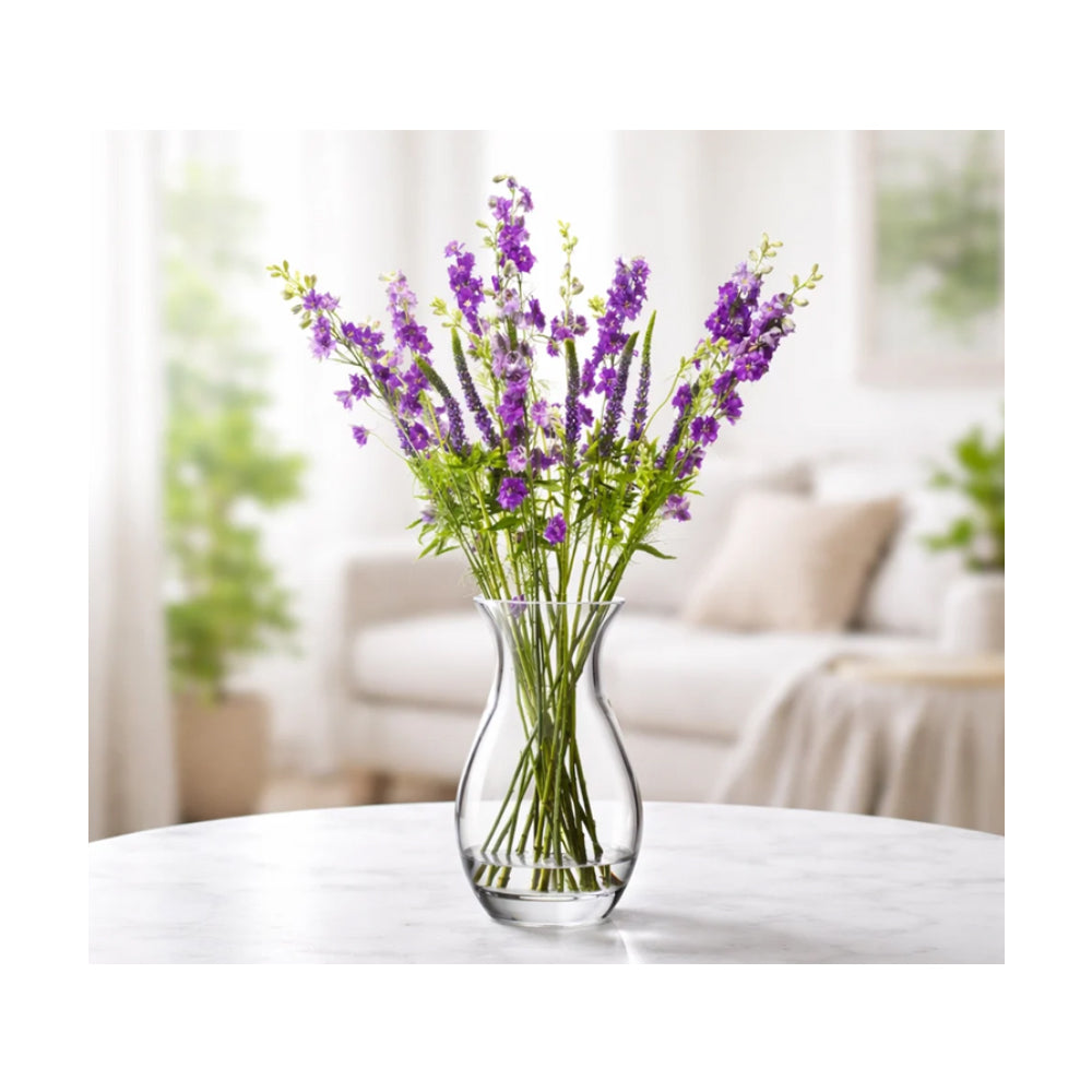 Flower Grand Posy Vase – H32 cm Clear Glass