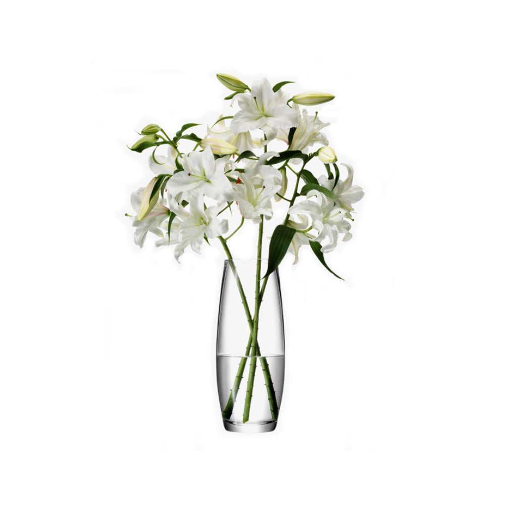 Flower Grand Stem Vase – H41 cm Clear Glass