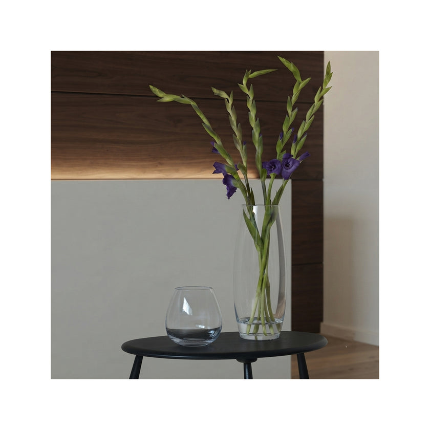 Flower Grand Stem Vase – H41 cm Clear Glass