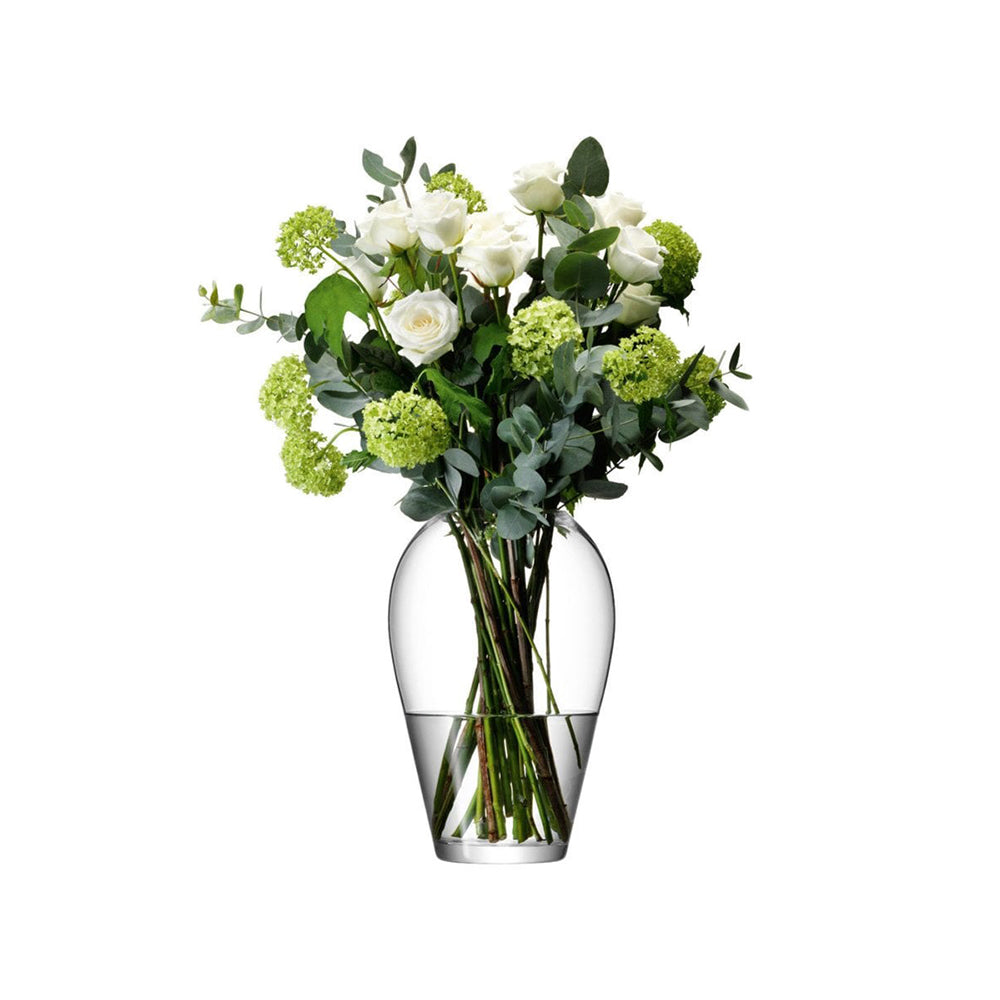 Flower Grand Bouquet Vase – H35 cm Clear Glass