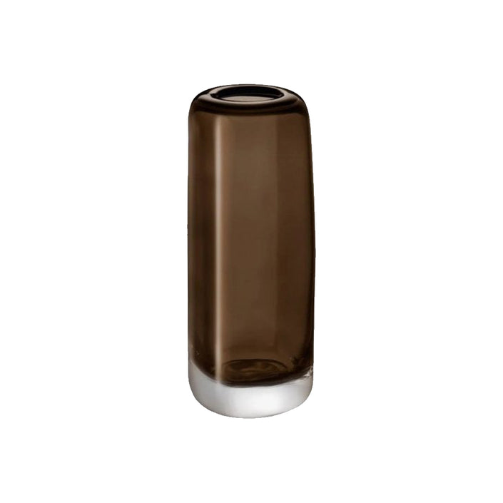 Melt Vase – H34 cm Mushroom Brown Glass