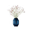 Rotunda Vase – H37 cm Sapphire Glass