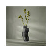 Tier Vase – H35 cm Slate Grey Glass