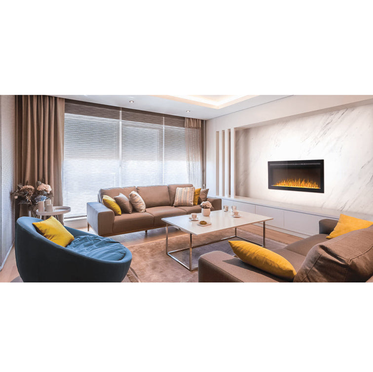 Purview™ 60 Wall Hanging Electric Fireplace