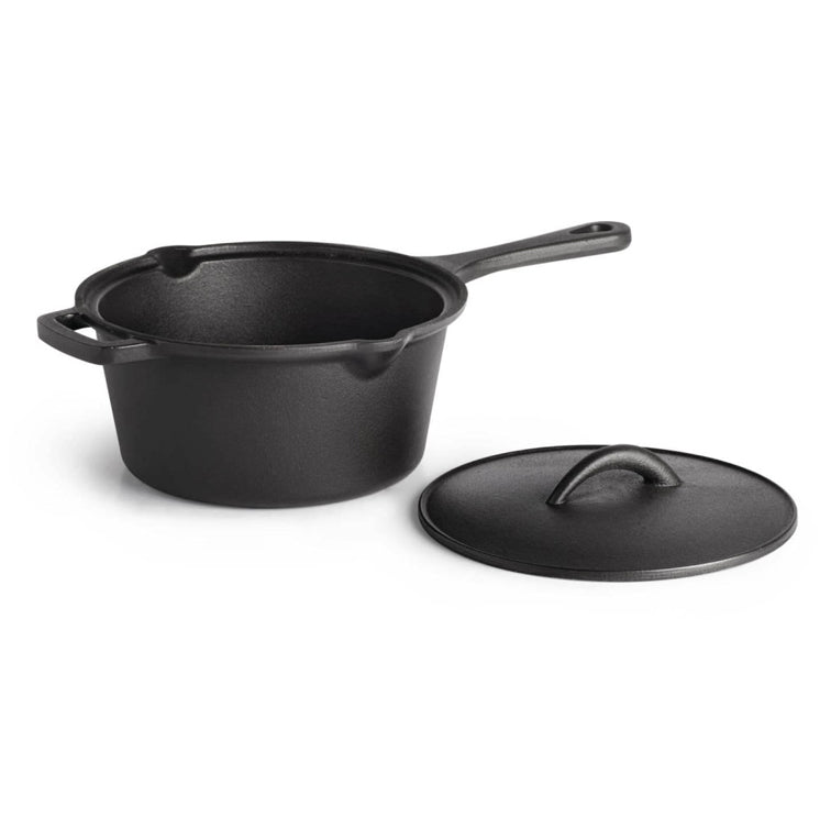 Cast Iron Sauce Pan with Lid