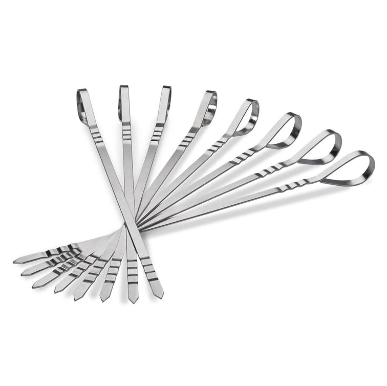 Eight Stainless Steel Multifunctional Skewers