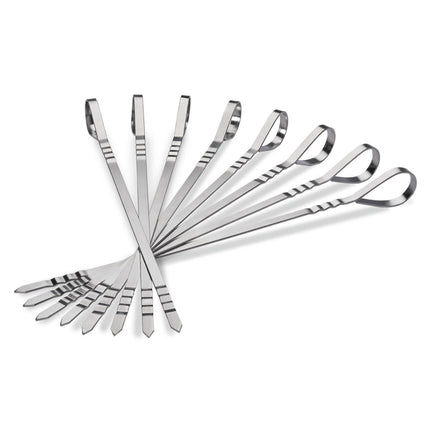 Eight Stainless Steel Multifunctional Skewers
