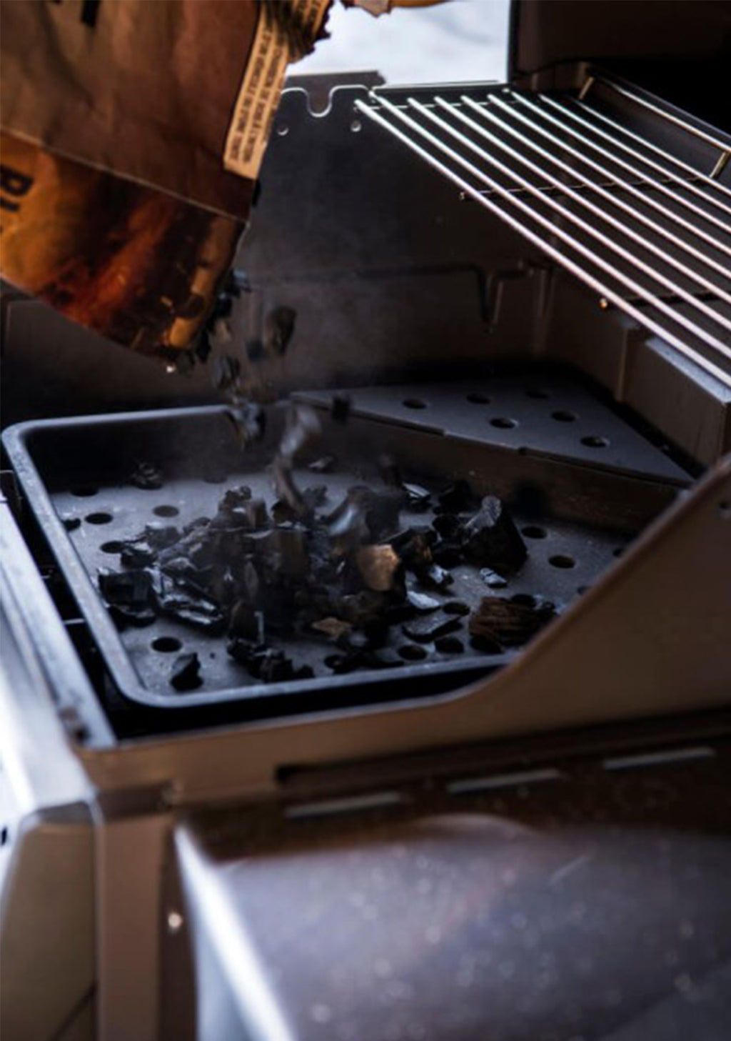 Cast Iron Charcoal and Smoker Tray