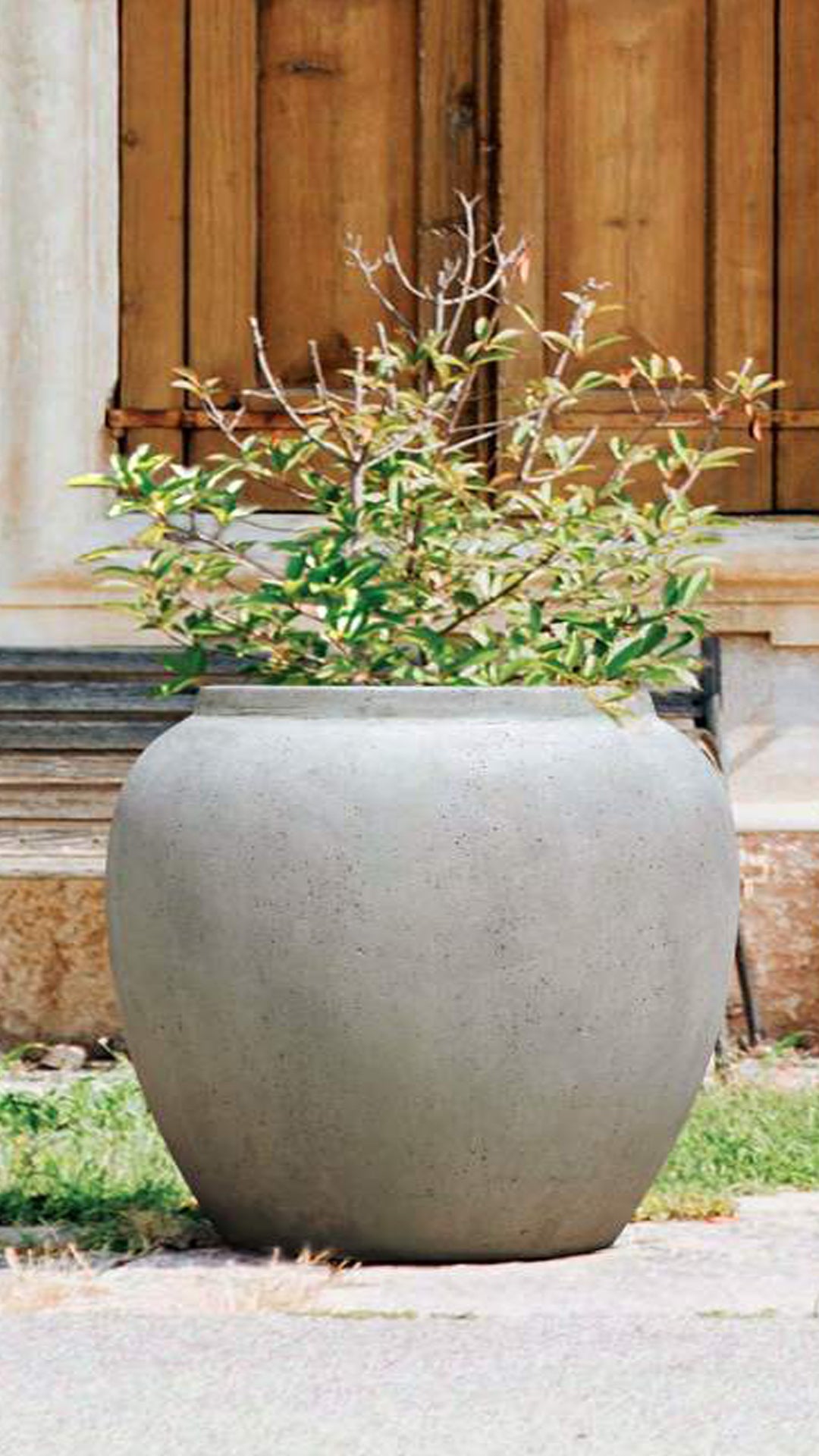 StoneLite Concrete Natural Jar