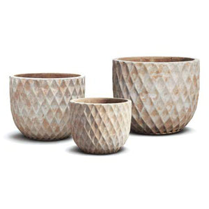 Terra Antico New Egg Pot Diamond Deco